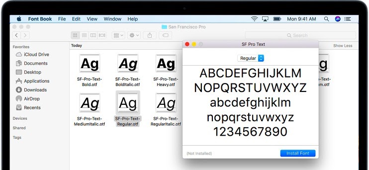 why does word for mac keep downloading fonts